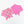 Pink Ditsy Floral and Pink Pin Dot Dog Bandana