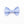 Periwinkle Dot Dog Bow Tie