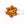Load image into Gallery viewer, Bats on Orange Dog Collar Flower
