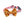 Load image into Gallery viewer, Bats on Orange Dog Bow Tie
