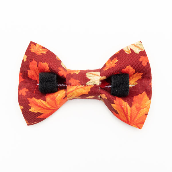 Autumn Leaves Dog Bow Tie