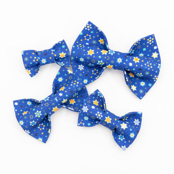 Star of David Dog Bow Tie