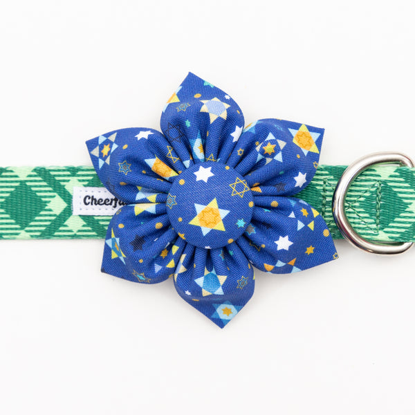 Star of David Dog Collar Flower