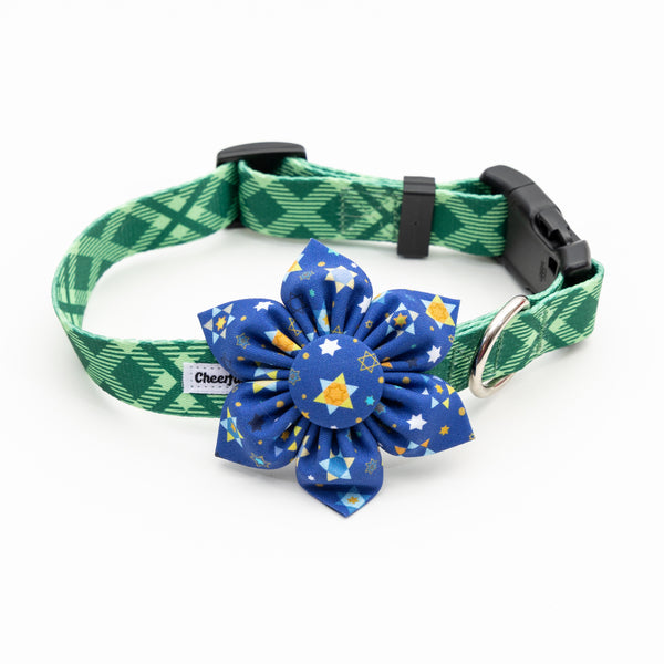 Star of David Dog Collar Flower