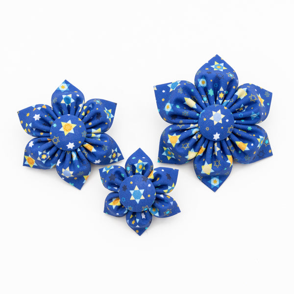 Star of David Dog Collar Flower