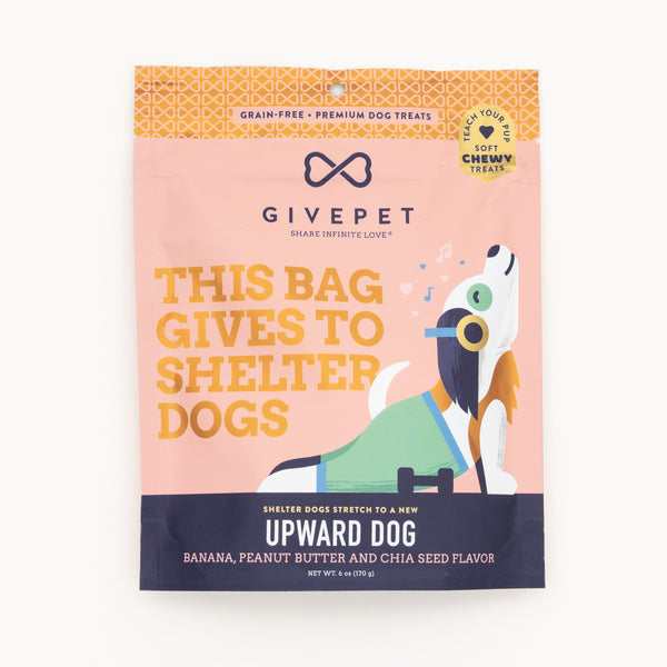 GivePet - Soft Dog Treats - Upward Dog - 6oz
